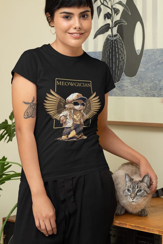 Meowgician women's T-shirt